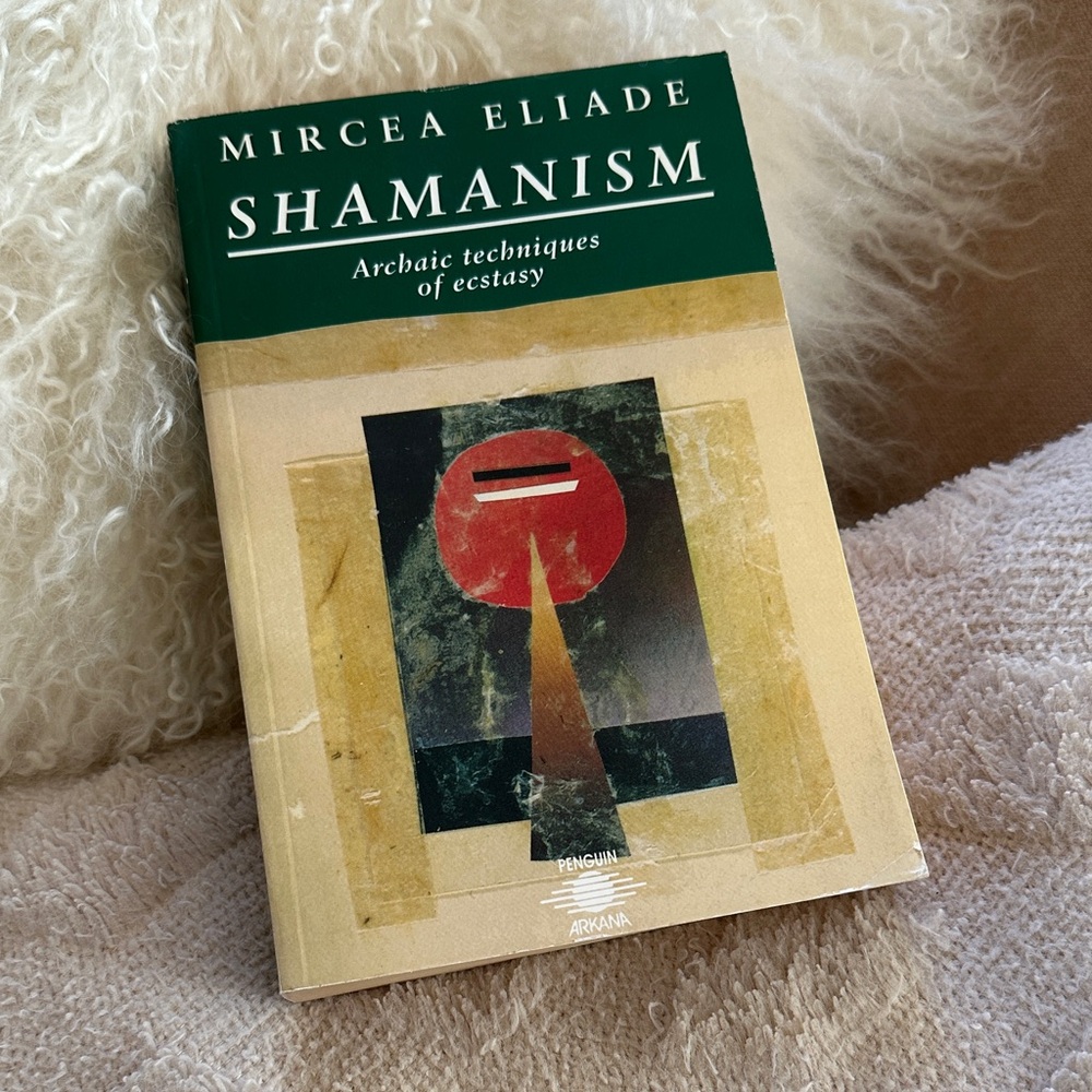Original Penguin 'Shamanism' Art Print - Green and Red